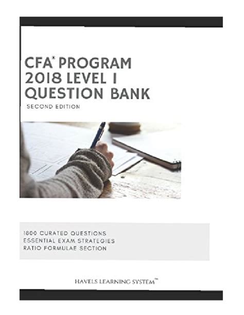 cfa exam 2018|2018 CFA Level 1 Question Bank .